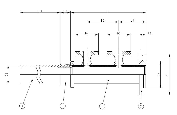 Pecat-flange-adaptor-BU-series