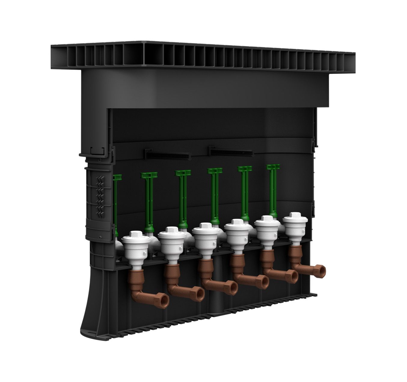 PE Pipeline Specialists - Contaminated Ground Matrix Multi Boundary Box - 6 Port