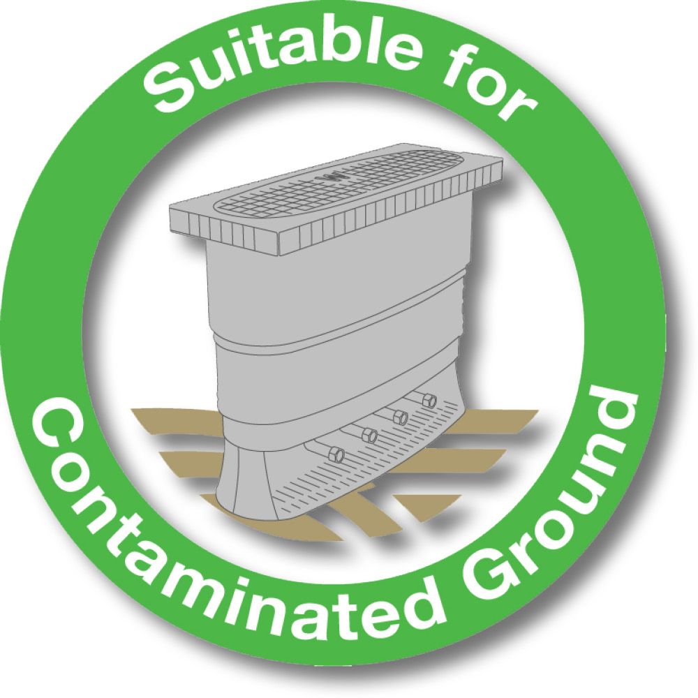 PE Pipeline Specialists - Contaminated Ground Matrix Multi Boundary Box - suitable for contaminated ground