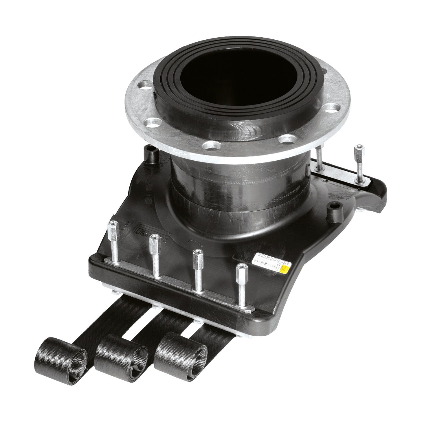 Flanged branch saddles